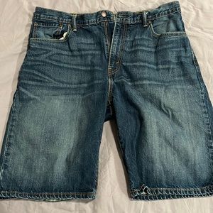 Mens denim shorts